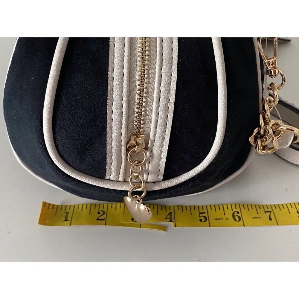 Juicy Couture Classic Scottie Dogs Satchel Crossbody Liquorice Crystal Card Case